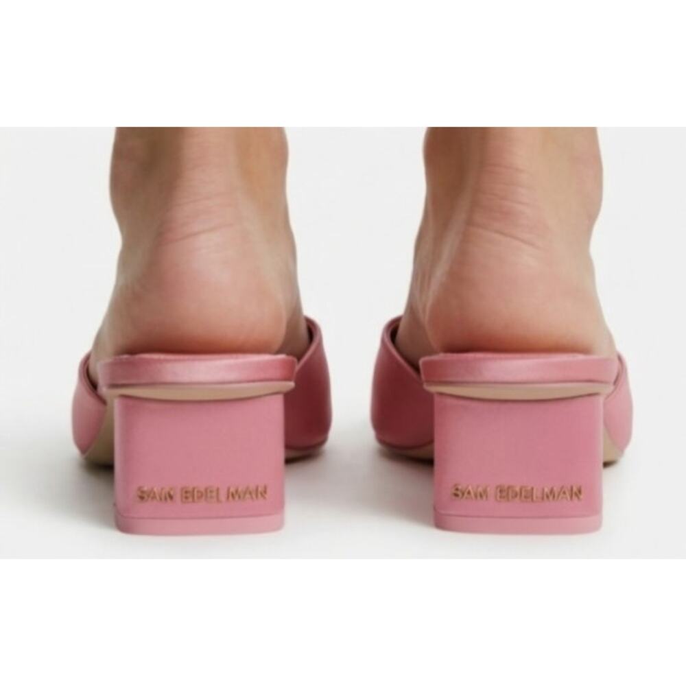 Eb. MSRP $130 NWOB SAM EDELMAN OLLIE PINK BLOSSOM BIT MULES ♡SIZE 7♡ - Picture 2 of 9
